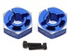 Image 1 for JConcepts B6/B6D 6.0mm Aluminum Lightweight Clamping Wheel Hex (2) (Blue)