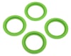Image 1 for JConcepts Tribute Monster Truck Wheel Mock Beadlock Rings (Green) (4)