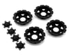 Image 1 for JConcepts "Tracker" Monster Truck Wheel Mock Beadlock Rings (Black) (4)
