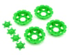 Image 1 for JConcepts "Tracker" Monster Truck Wheel Mock Beadlock Rings (Green) (4)
