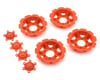 Image 1 for JConcepts "Tracker" Monster Truck Wheel Mock Beadlock Rings (Orange) (4)