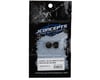 Image 2 for JConcepts Team Associated Fin Aluminum 13mm Shock Spring Cups (Black) (0mm Offset)