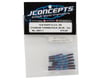 Image 2 for JConcepts Losi 8IGHT-X 2.0 Fin Titanium Turnbuckle Kit (Blue) (7)