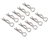 Image 1 for JConcepts Compact Angled Body Clips (10) (Silver)