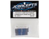 Image 2 for JConcepts TLR 22X-4 3.5mm Fin Turnbuckle Kit (Blue) (7)