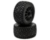 Image 1 for JConcepts G-Locs 2.8 Pre-Mounted w/Rulux Rear Wheels (2) (Black) (Yellow)