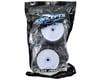 Image 2 for JConcepts Black Jackets "EB" Pre-Mounted 1/8th Truggy Tires (2) (White)