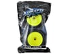 Image 2 for JConcepts Black Jackets "EB" Pre-Mounted 1/8th Truggy Tires (2) (Yellow)