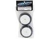 Image 3 for JConcepts Fuzz Bite LP 2.2" Pre-Mounted 4WD Front Buggy Carpet Tires (White) (Pink)