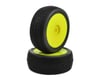 Image 1 for JConcepts Detox Pre-Mounted 1/8th Buggy Tires (2) (Yellow)