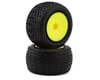 Image 1 for JConcepts Swaggers 2.2" Pre-Mounted Stadium Truck Tires (Yellow) (2) (Pink)