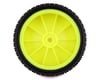 Image 2 for JConcepts Fuzz Bite LP 2.2 Pre-Mounted 2WD Front Buggy Carpet Tires (Yellow) (2) (Pink)