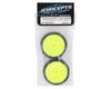 Image 3 for JConcepts Fuzz Bite LP 2.2 Pre-Mounted 2WD Front Buggy Carpet Tires (Yellow) (2) (Pink)