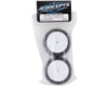 Image 3 for JConcepts Twin Pins 2.2" Pre-Mounted Rear Buggy Carpet Tires (White) (2) (Pink)