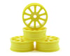 Image 1 for JConcepts Rulux Associated B4 Front Wheel (4) (Yellow)