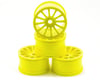 Image 1 for JConcepts Rulux "Half Ups" LPR 1/8th Truck Wheel Standard Offset (Yellow) (4)
