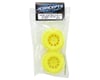 Image 2 for JConcepts 12mm Hex Hazard Short Course Wheels (Yellow) (2) (Slash)