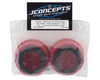 Image 4 for JConcepts 12mm Hex Tremor Short Course Wheels (Red) (2)