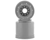 Image 1 for JConcepts Aggressor 2.6x3.8" Monster Truck Wheel (Silver) (2) w/17mm Hex
