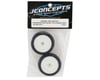 Image 3 for JConcepts Mini-B Swagger Pre-Mounted Front Tires (White) (2) (Pink)