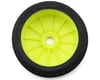 Image 2 for JConcepts Falcon Pre-Mounted 1/8th Buggy Tires (Yellow) (2) (Green)