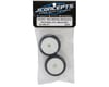 Image 4 for JConcepts Mini-B Fuzz Bite Pre-Mounted Front Tires (White) (2) (Pink)