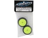 Image 4 for JConcepts Mini-B Fuzz Bite Pre-Mounted Front Tires (Yellow) (2) (Pink)