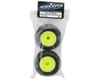 Image 4 for JConcepts 2.2" Siren Pre-Mounted 1/10 Stadium Truck Carpet Tires (Yellow) (2) (Pink)