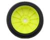 Image 2 for JConcepts Arina Pre-Mounted 1/8th Buggy Tires (Yellow) (2) (Green)