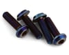 Image 1 for JConcepts 3x10mm "Top Hat" Titanium Screws (Blue) (4)