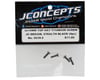 Image 2 for JConcepts 3x10mm "Top Hat" Titanium Screws (Black) (4)