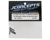 Image 2 for JConcepts 3x16mm "Top Hat" Titanium Screws (Black) (4)