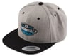 Image 1 for JConcepts 2023 Racing Team Snapback Flatbill Hat (Grey) (One Size Fits Most)