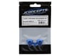 Image 2 for JConcepts Team Associated RC10B7 One-Piece Aluminum Wing Mount Button (Blue)