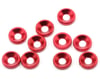 Image 1 for JQRacing M3 Countersunk Washer Set (10) (Red)