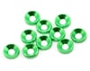 Image 1 for JQRacing M4 Countersunk Washer Set (10) (Green)