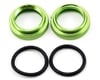 Image 1 for JQRacing Shock Spring Pre-Load Adjuster Nut Set w/O-Rings (Green) (2)