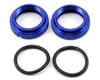 Image 1 for JQRacing Shock Spring Pre-Load Adjuster Nut Set w/O-Rings (Blue) (2)