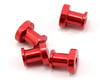 Image 1 for JQRacing Lightweight Aluminum Shock Holder Set (Red) (4)