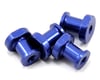 Image 1 for JQRacing Lightweight Aluminum Shock Holder Set (Blue) (4)