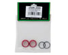 Image 2 for JQRacing Silk Shock Adjustment Nut & O-Ring Set (Red) (2)