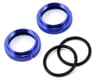 Image 1 for JQRacing Silk Shock Adjustment Nut & O-Ring Set (Blue) (2)