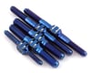 Image 1 for J&T Bearing Co. Associated RC8B4/RC8B4e Titanium "Milled" Turnbuckle Kit (Blue)