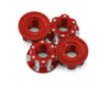 Image 1 for J&T Bearing Co. 4mm Machined Aluminum Wheel Nuts (Red) (4)