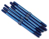 Image 1 for J&T Bearing Co. HB D8T/E8T Evo 3 Titanium "Milled" Turnbuckle Kit (Blue)