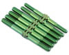 Image 1 for J&T Bearing Co. Mayako MX8 Titanium "Milled'' Turnbuckle Kit (Green) (6)