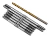 Image 1 for J&T Bearing Co. Tekno ET 410.2 Titanium "Milled'' XD Turnbuckles (Natural)