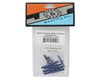 Image 2 for J&T Bearing Co. Sparko F8 Titanium "Milled" Turnbuckles (Blue) (Upper Arm)