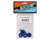 Image 2 for J&T Bearing Co. Aluminum 17mm Serrated Wheel Nuts (Blue) (4)