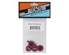 Image 2 for J&T Bearing Co. Aluminum 17mm Serrated Wheel Nuts (Pink) (4)